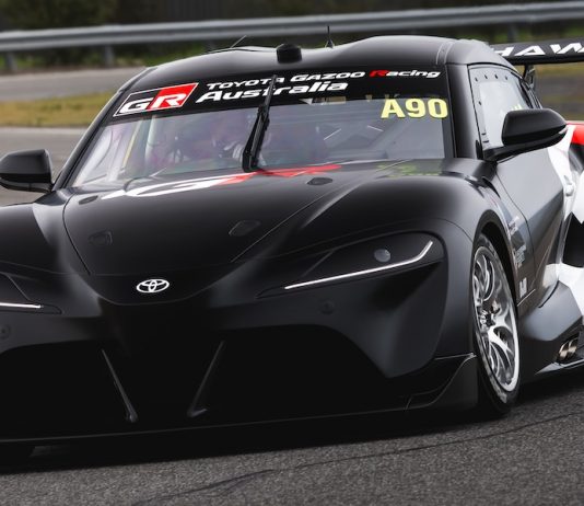Toyota’s New Supra for Australian Supercars Hits the Track