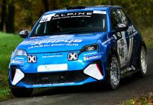 Alpine A290 Rallye at the 2025 Rally de l'Indre