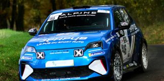 Alpine A290 Rallye at the 2025 Rally de l'Indre
