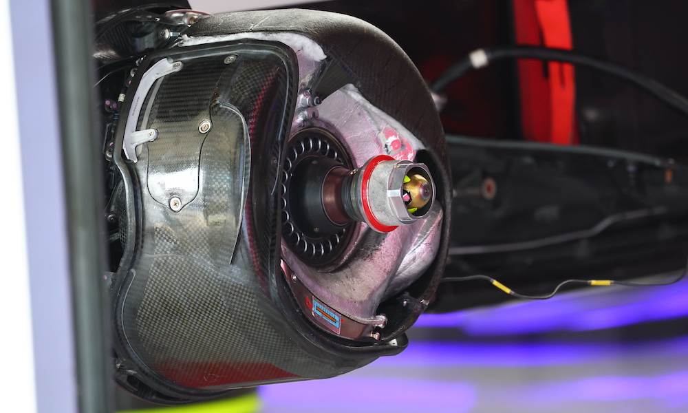 Red Bull RB21 brake system detail